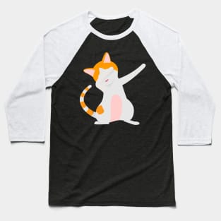 Cat Dabbing Baseball T-Shirt